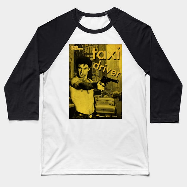 Taxi driver Baseball T-Shirt by design-universe